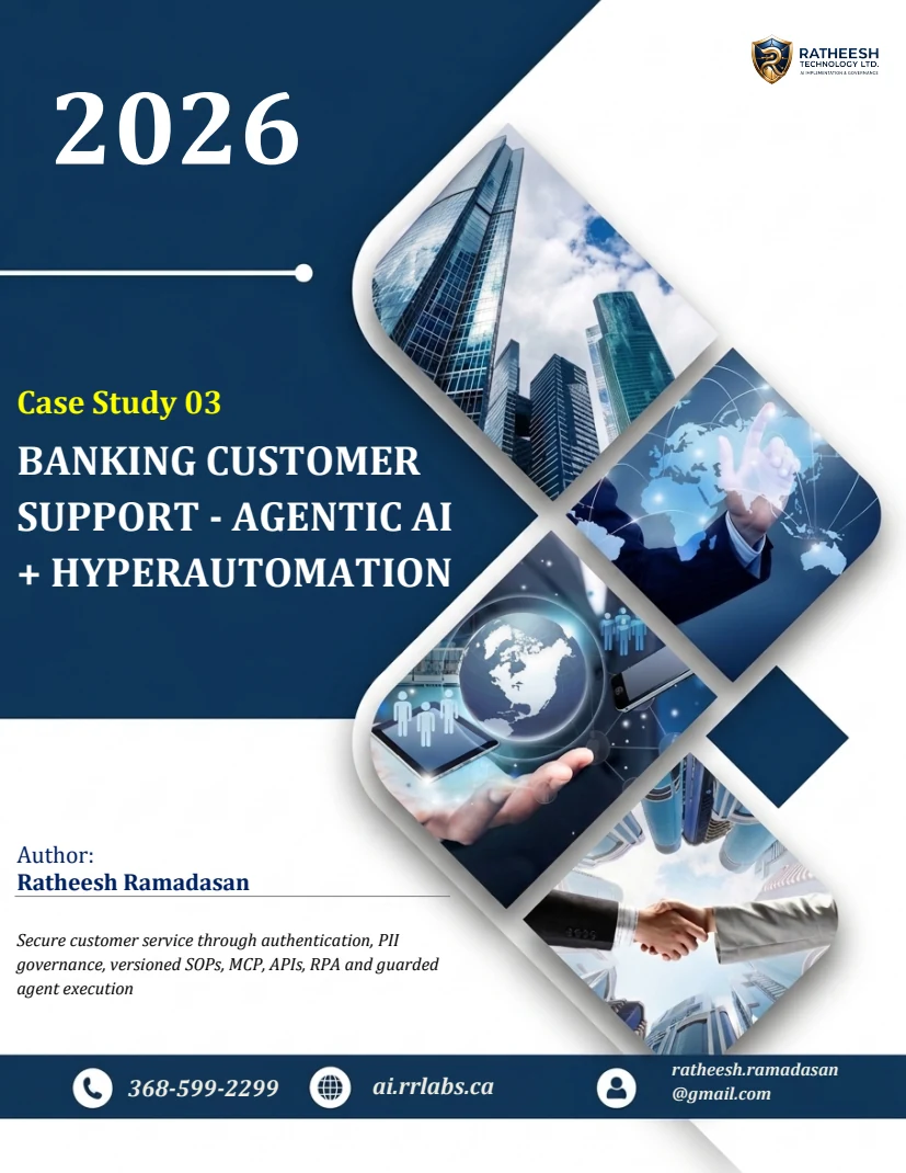 Cover of Case Study 03 — Agentic Service Operations
